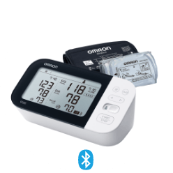 Monitor de pressão arterial de braço com Bluetooth HEM-7349T